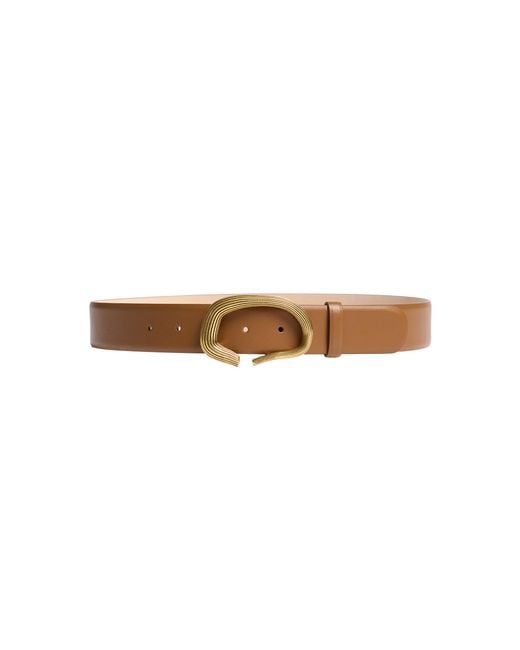 Khaite Brown Churro Leather Belt