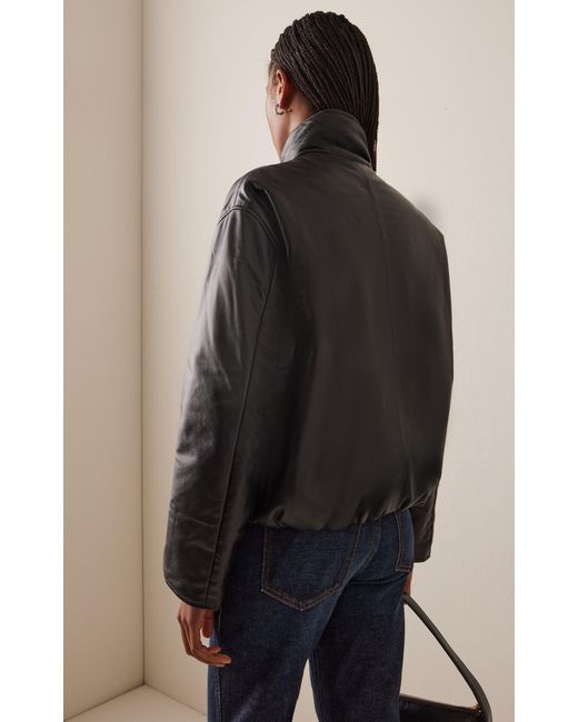 Arma Black Gary Leather Jacket