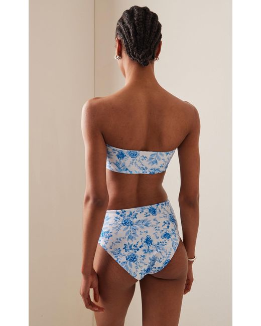 Juillet Blue Exclusive Sari Strapless Bandeau Bikini Top