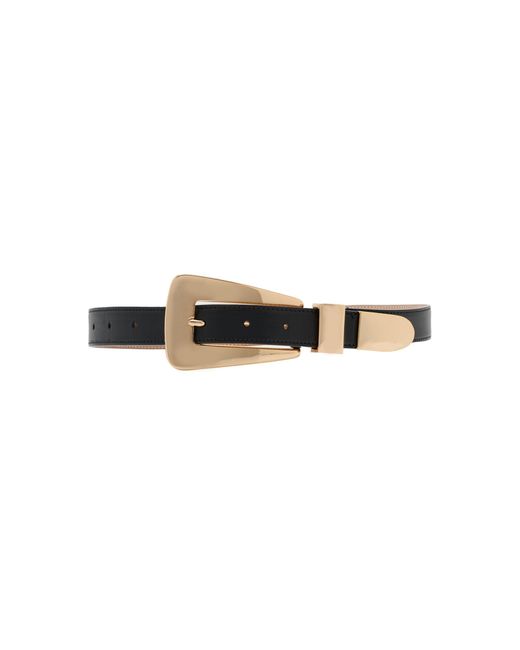 Khaite Black Lucca Leather Belt