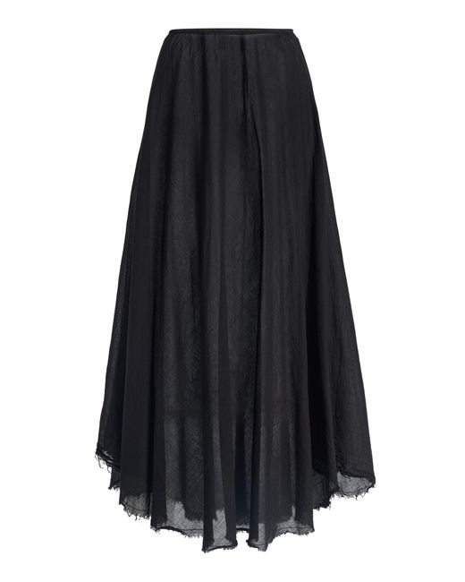 All Three Black Elysia Boho Midi Skirt