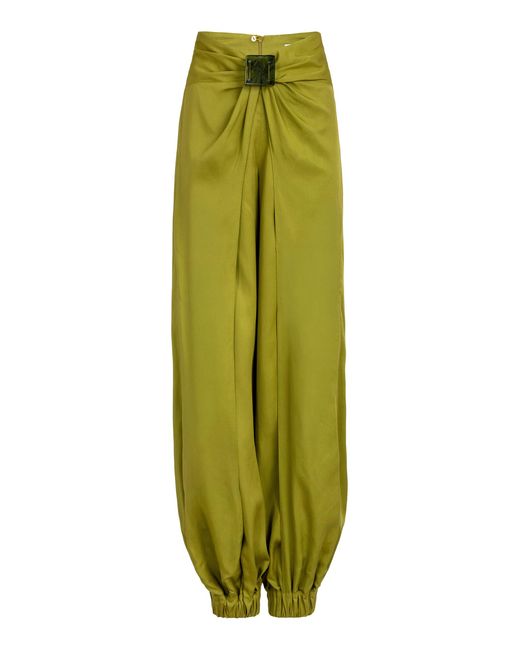 Silvia Tcherassi Green Raimondo Pants