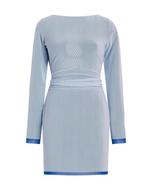 Significant Other Blue Siobhan Mini Dress