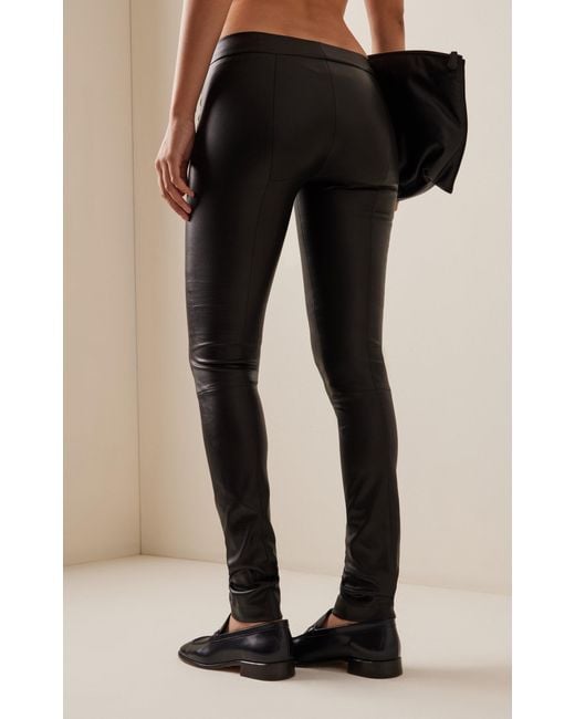 The row shop leather leggings