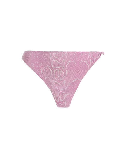 Ziah Pink Twisted Side Bikini Bottoms