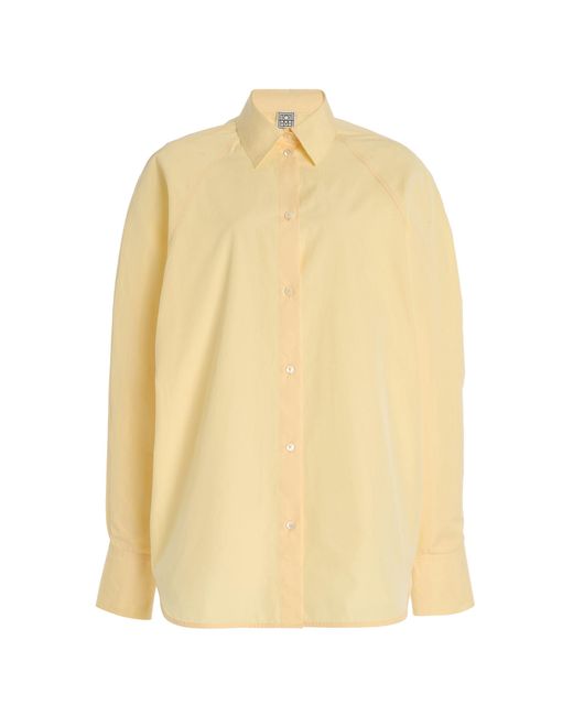 Totême  Yellow Cotton Shirt
