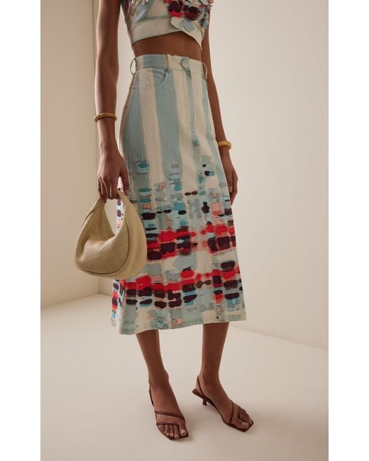 Silvia Tcherassi White Layan Skirt