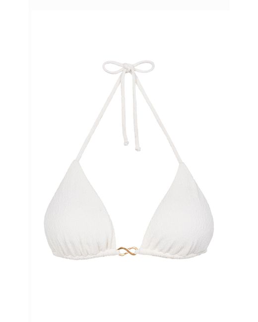 ViX White Solaro Triangle Bikini Top