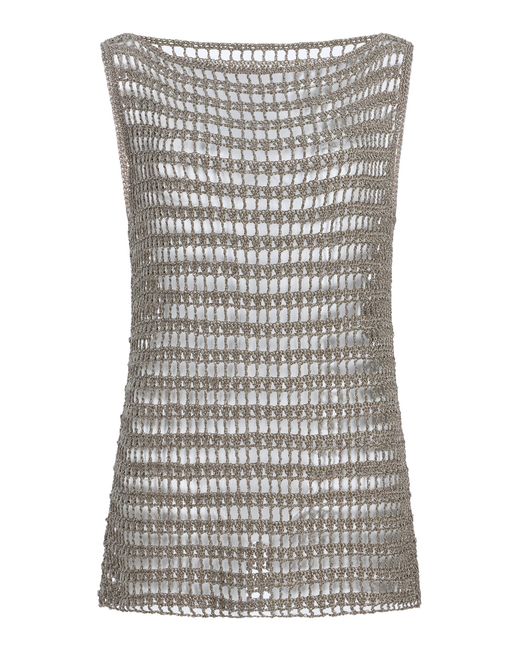 Twp Gray Cleo Top