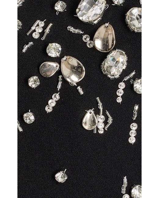 Jonathan Simkhai Black Arta Crystal-embellished Mini Dress