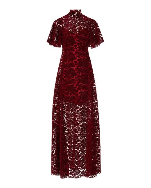 The Vampire's Wife Red The Night Tremors Lace Maxi Dress