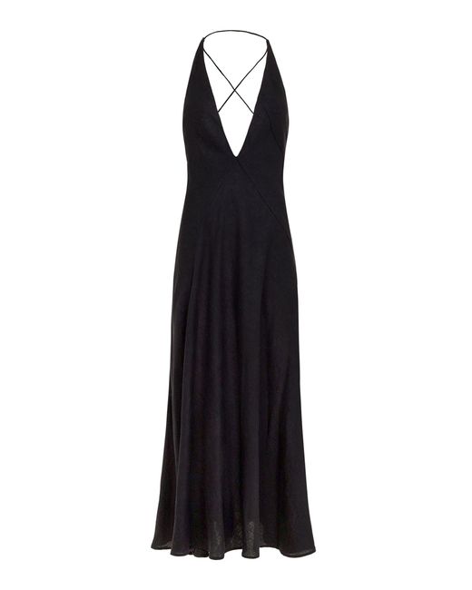 ViX Black Marbella Maxi Dress