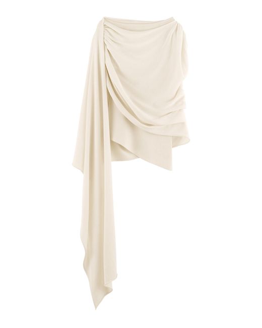 ARAKII Natural Exclusive Haze Draped Crepe Top