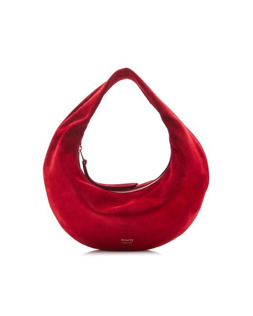 Khaite Purple Olivia Mini Hobo