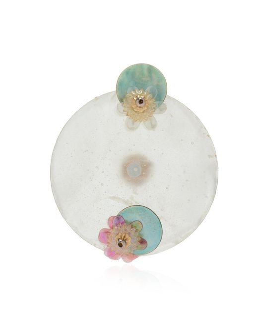 Isshi White Ghost Earrings