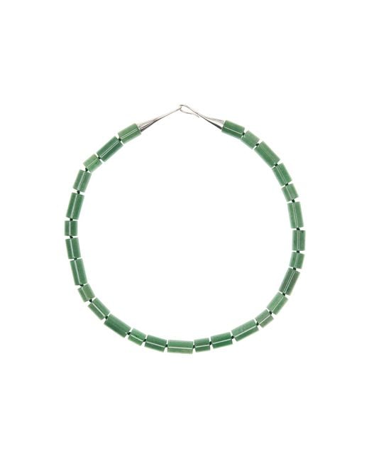 LIE STUDIO Green The Sadie Aventurine Necklace