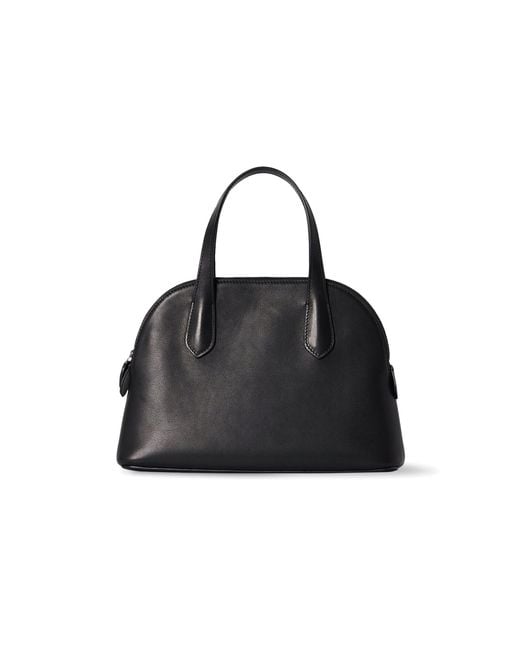 The Row Black Ingrid Medium Leather Bag