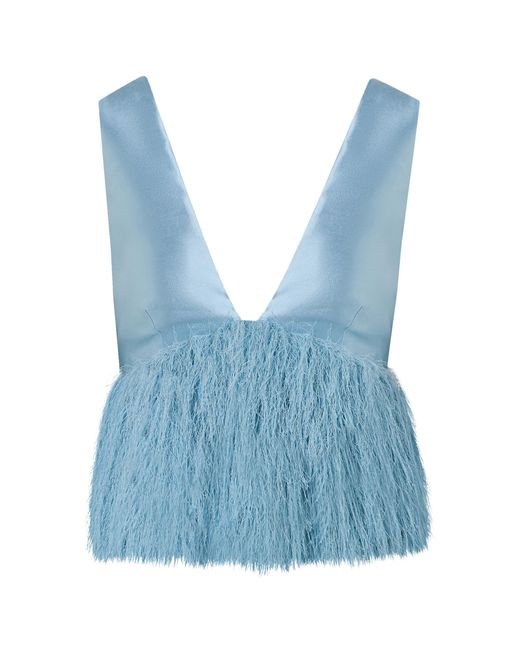 ROAME. Blue Larah Top