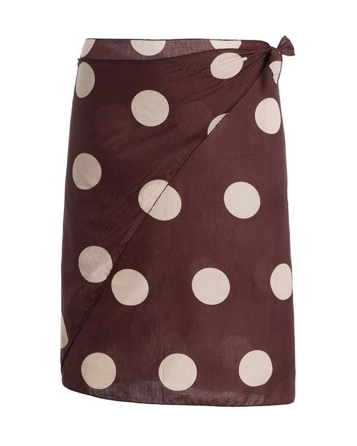 Juillet Purple Mia Polka-Dot Sarong