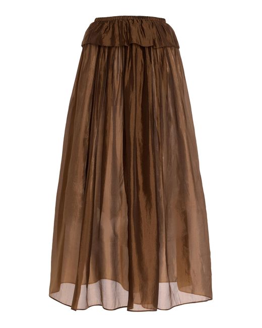 THE GARMENT Brown Gilian Maxi Skirt