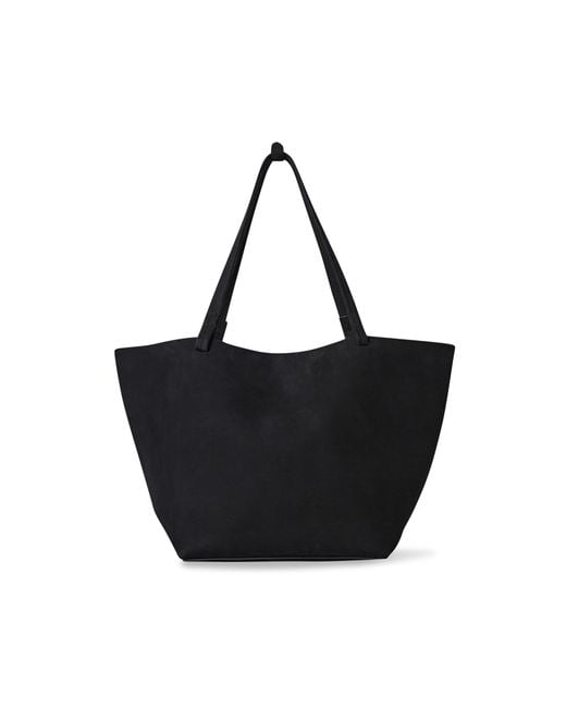 The Row Black Park Three Nubuck Tote Bag