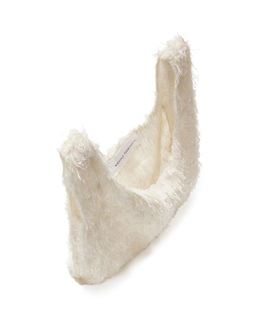 Niccolò Pasqualetti Natural Sequined Shopping Tote