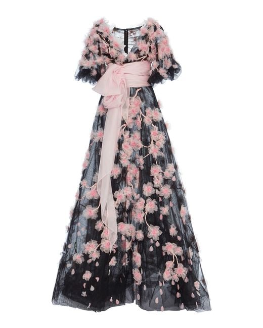 Black cherry blossom dress discount