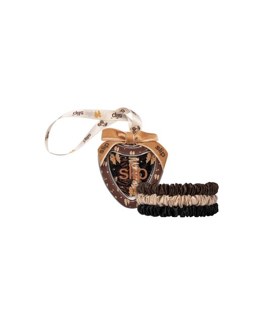 Slip Multicolor Silk Skinny Scrunchie Ornament