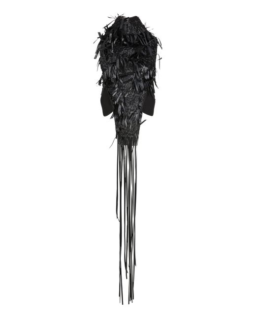 Maticevski Black Excel Silk Top
