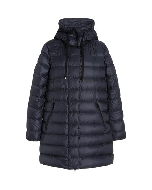 Moncler Gnosia Hooded Down Puffer Coat in Blue | Lyst