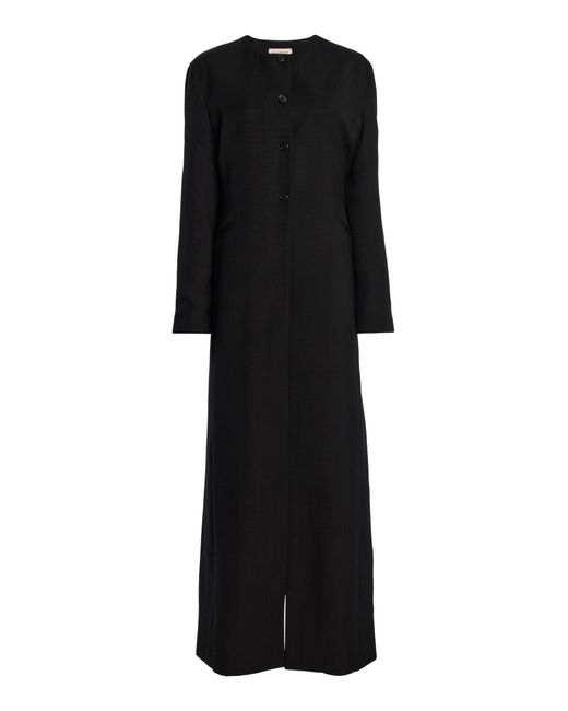 Kallmeyer Black Henri Longline Duster Coat