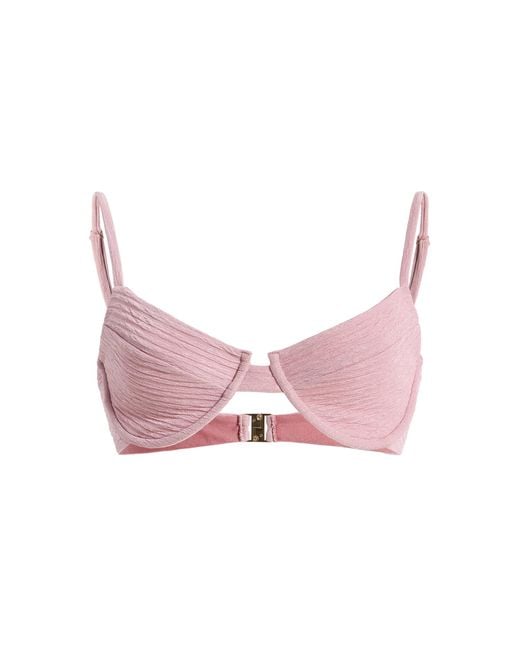 Juillet Pink Lulu Bikini Top