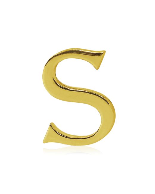 Ashna Mehta Metallic Alphabet 'S' 18K Bag Charm