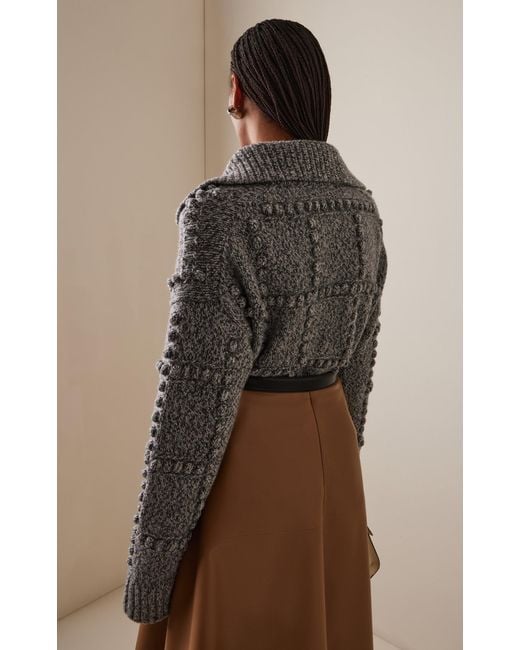 Altuzarra Gray Mitch Textured Merino Wool Sweater