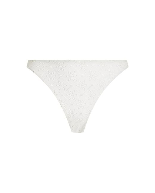 Juillet The Edie Bottom In Broderie Anglaise White