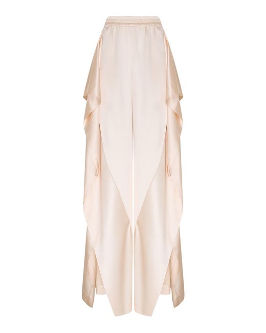 Zimmermann Natural Motion Satin Draped Pants
