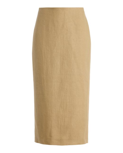 Max Mara Natural Linen Skirt