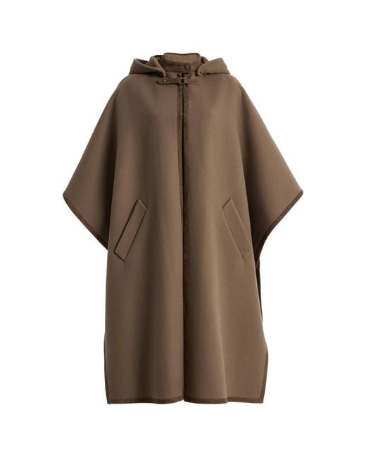 Ralph Lauren Brown Hallie Double-Faced Wool-Cashmere Coat