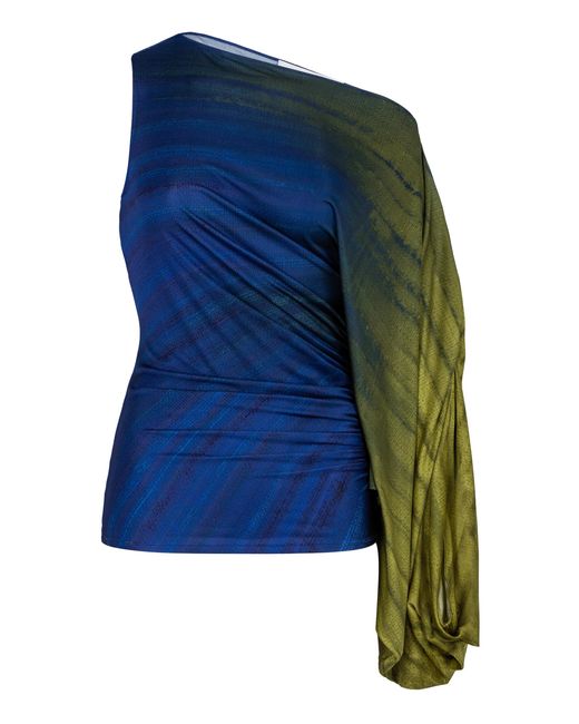 Silvia Tcherassi Blue Rhona Blouse