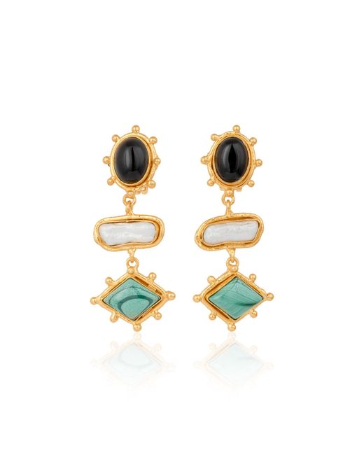 Sylvia Toledano Metallic Plated Theodora Earrings