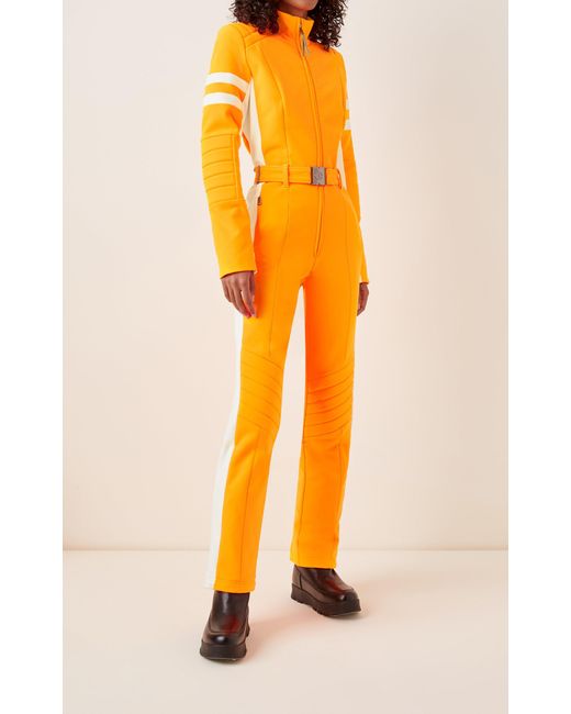 Bogner Cat Softshell Ski Suit in Orange 