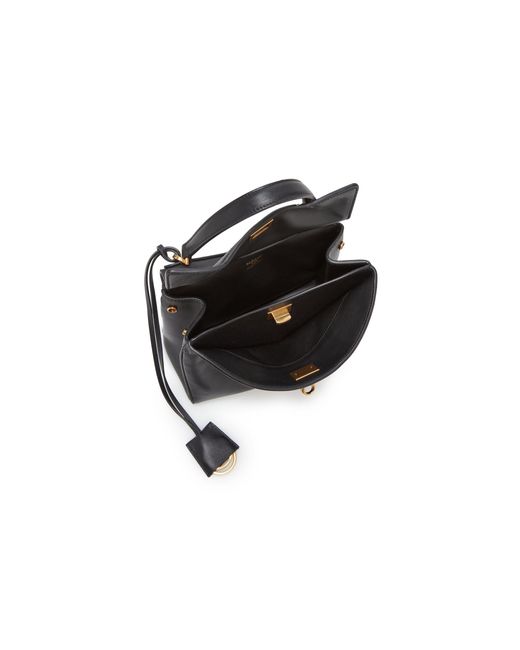 Balenciaga Black Rodeo Mini Leather Top Handle Bag