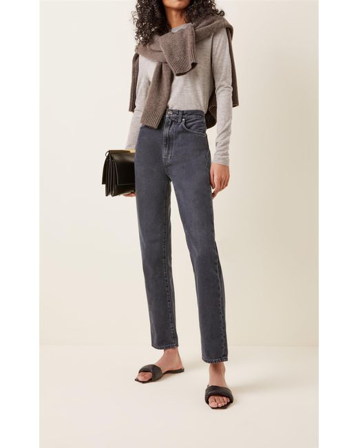 Rigid High-rise Straight-leg Jeans 