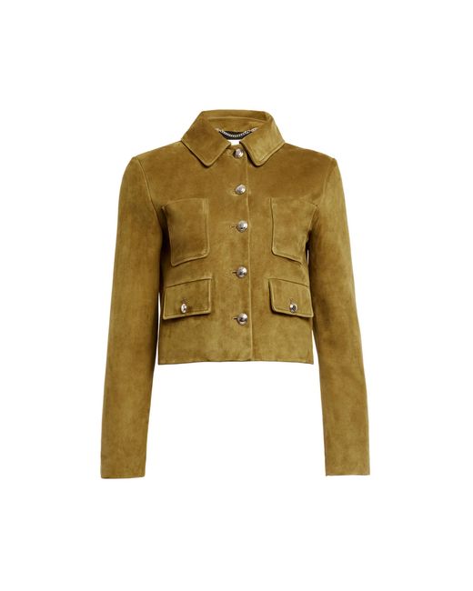 Altuzarra Yellow Astley Suede Jacket