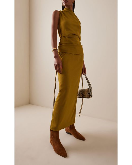 Staud Brown Wally Suede Knee Boots