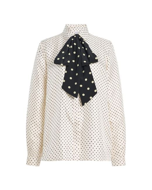 Franchise White Nokia Silk Shirt