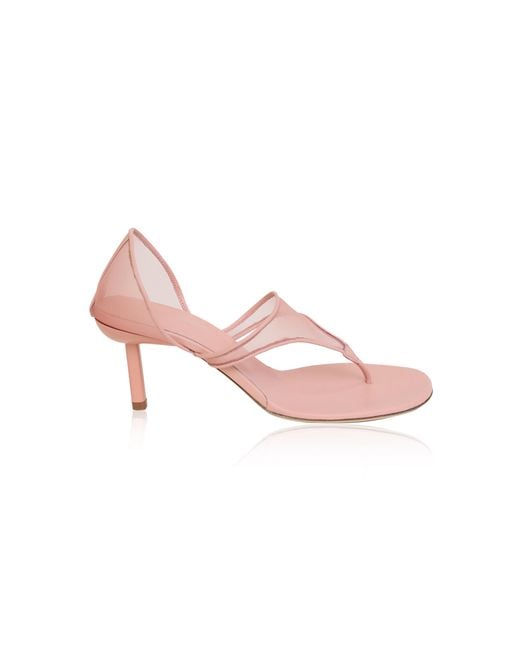 Christopher Esber Pink Vapour Flip Flop Heel