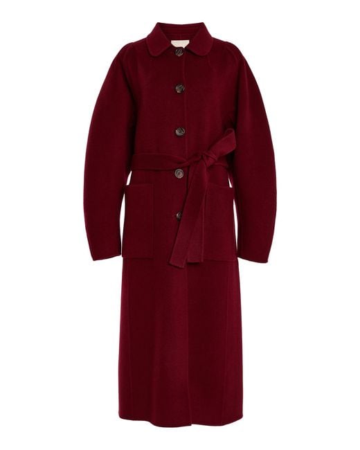 Ulla Johnson Red Lisbeth Coat