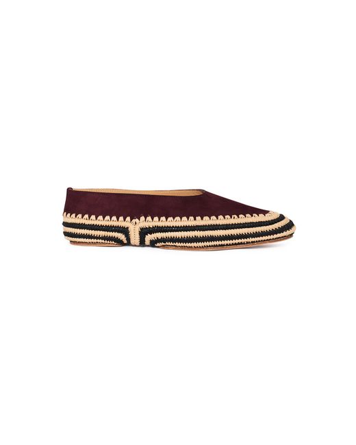 Gabriela Hearst Brown Strength Flat