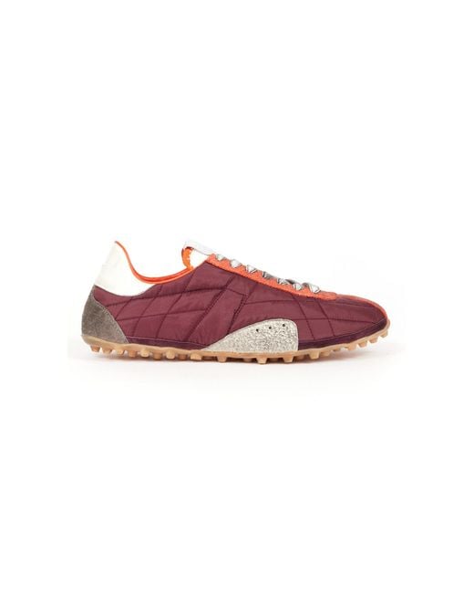 Maison Margiela Red Sprinters Nylon Sneakers